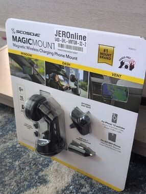 Scosche MagicMount Magnetic Wireless Charging Phone Mount